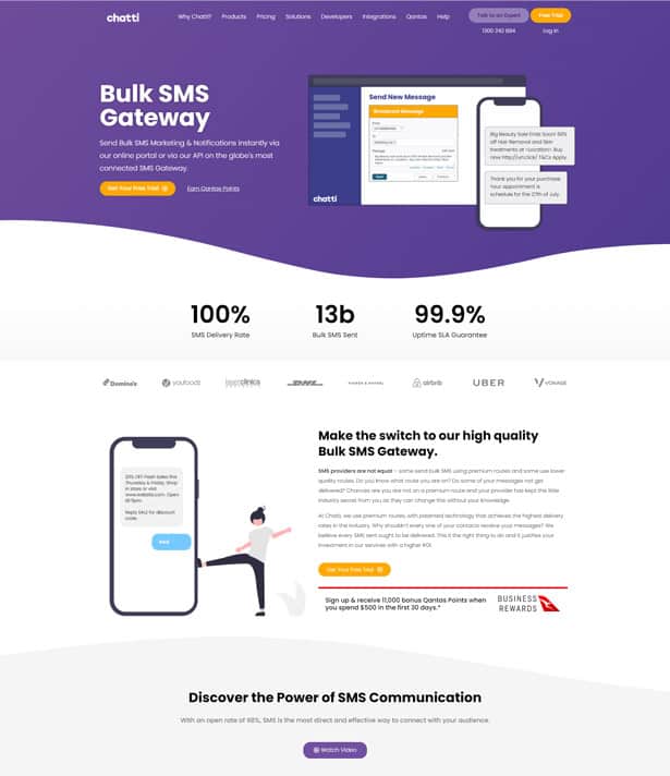 Chatti bulk SMS gateway technology