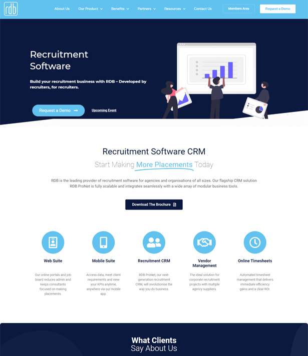 The rebuilt RDB Now website